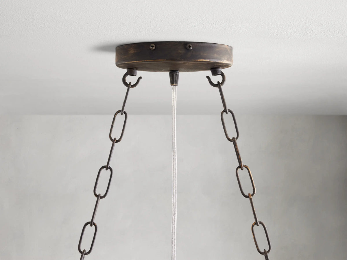Crystal Branch Chandelier 8-10 Light Linear Fixture for Dining Room Gold Silver Bronze Finish