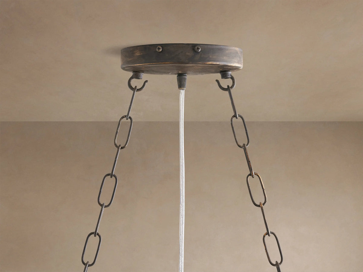 Round Multi-Light Statement Chandelier 39-60 in 6-12 Sockets Metal Crown for Dining Room Foyer Entryway Living Room