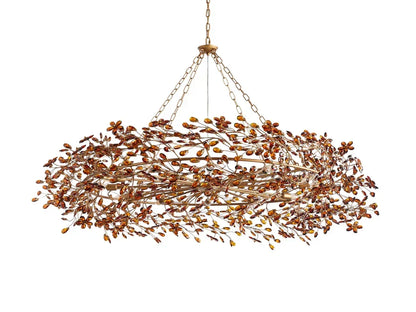 Round Multi-Light Statement Chandelier 39-60 in 6-12 Sockets Metal Crown for Dining Room Foyer Entryway Living Room