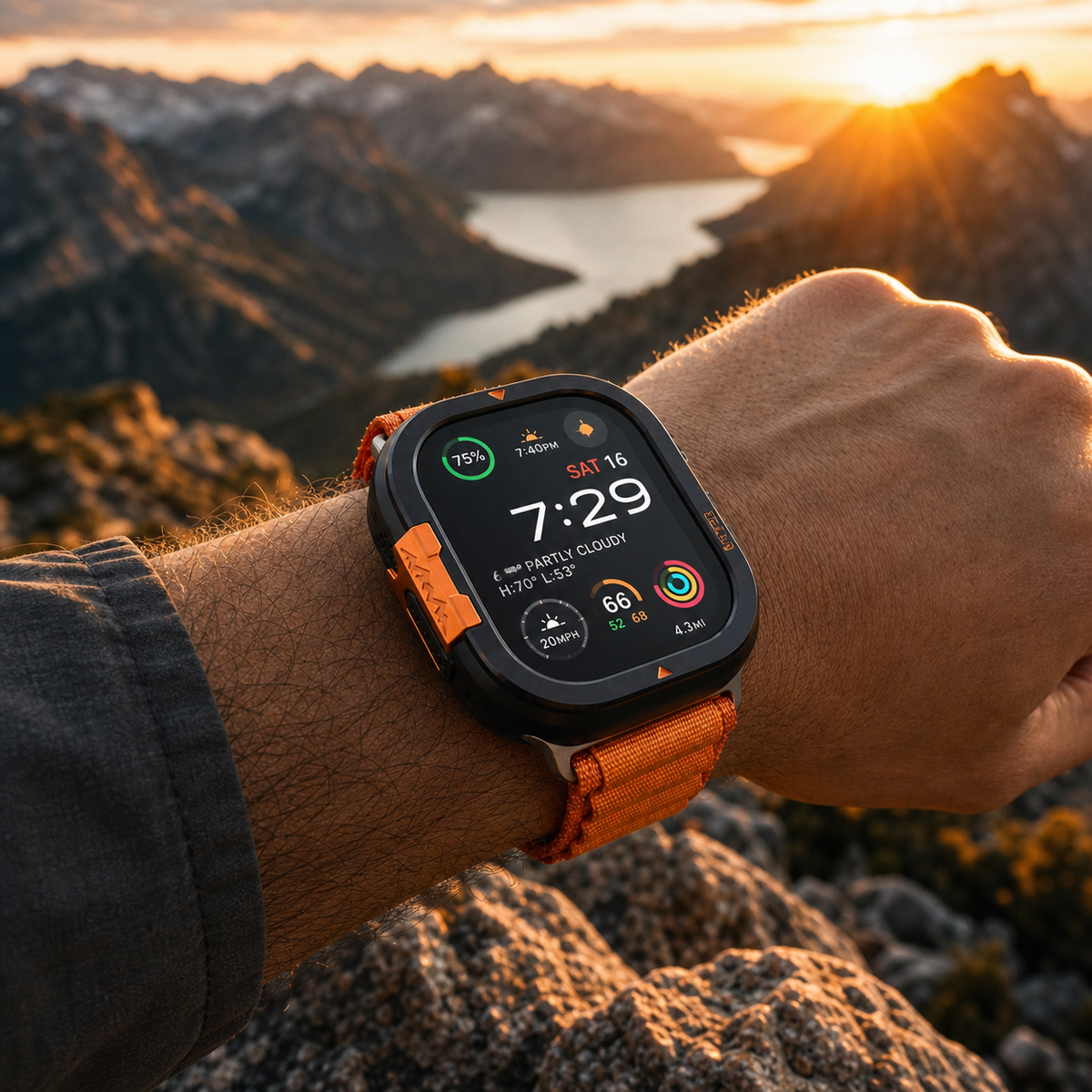 Rugged Metal Bumper Case for Apple Watch Ultra & Series 11/10 – Precision-Fit Display Guard