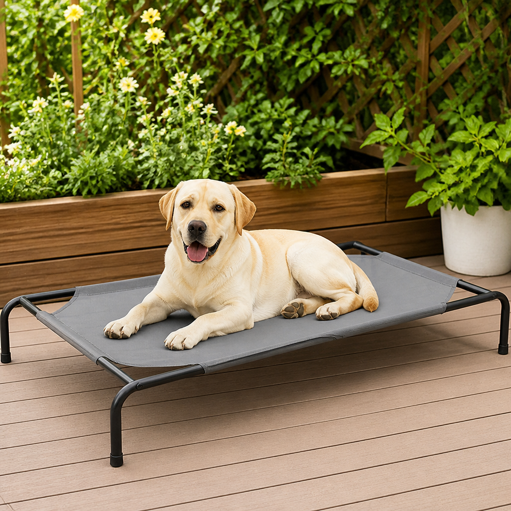 Ortekor Elevated Cooling & Chew-Resistant Dog Bed