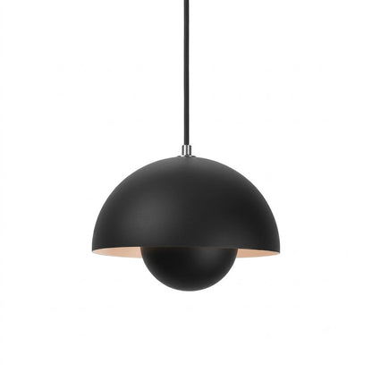 Hanging Planter Light Fixture with Built-In Pot for Indoor Plants & Modern Scandinavian Farmhouse Decor