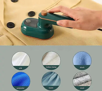 Compact Travel Steamer Iron for Quick Touch-Ups on Clothes & Garments for Suitcase Hotel Trip Business Travel