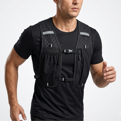 Running Hydration Vest 5L Lightweight Trail Pack with Multiple Pockets for Marathon Training