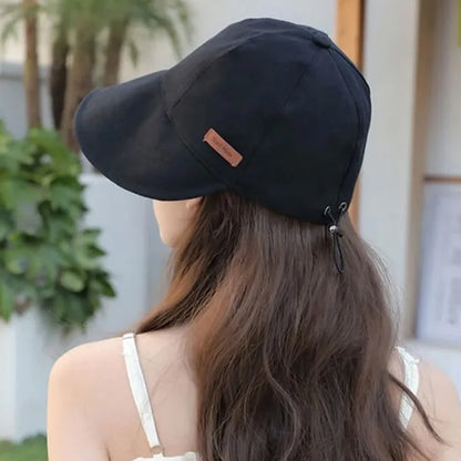 Women's Wide Brim Sun Hat with Adjustable Fit & Breathable Mesh for Beach, Hiking & Outdoor Activities