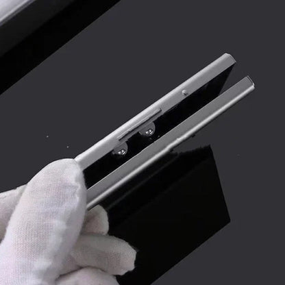 Slim Metal Card Holder with RFID Blocking Technology for Credit Cards & Cash