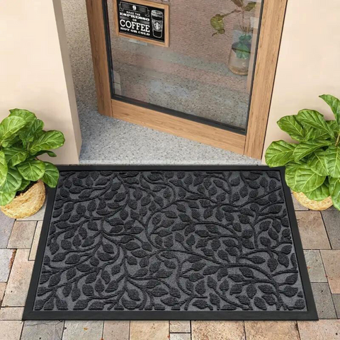 LeafGuard – Raised-Pattern Non-Slip Doormat
