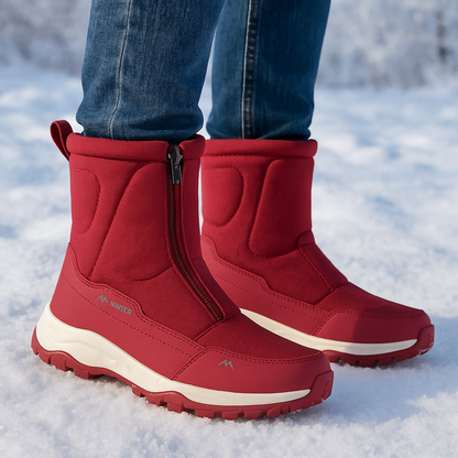 Insulated Waterproof Snow Boots for Men & Women – Winter Hiking Footwear with Anti-Slip Grip & Thermal Lining