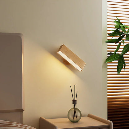 Magnetic Swivel Wall Light with 360° Rotation & Touch Dimmer – Rechargeable Cordless Reading Lamp for Bedroom, Living Room & Home Office