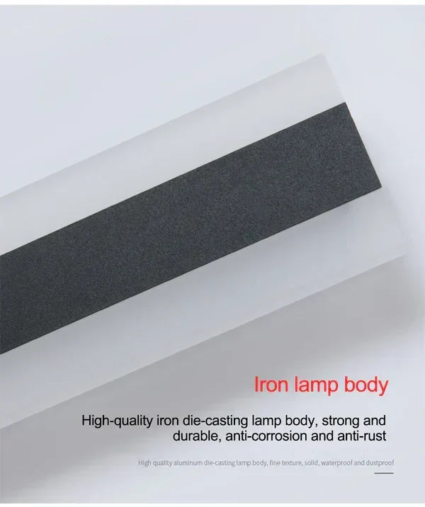 Outdoor Wall Light Weatherproof Fixture LED Modern Exterior Sconce for Porch Patio Entryway Garden Pathway IP65 Waterproof Year-Round