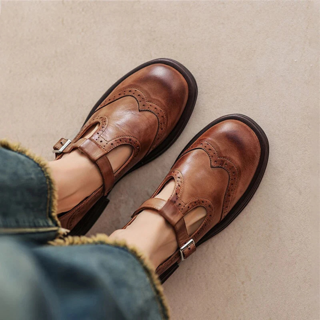 Women's Vegan Leather Flats – Breathable Slip-On Shoes for Summer & Spring, Lightweight Comfort Walking Shoes