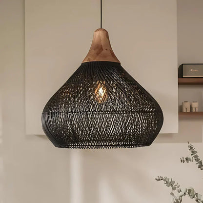 Woven Wicker Ceiling Light 20 in Natural Fiber Shade for Kitchen Island Dining Room Overhead Boho Farmhouse Organic Texture Rope Hanging Fix