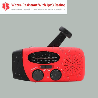 Lumen Emergency Radio - Wind-Up, Waterproof Multifunctional Device