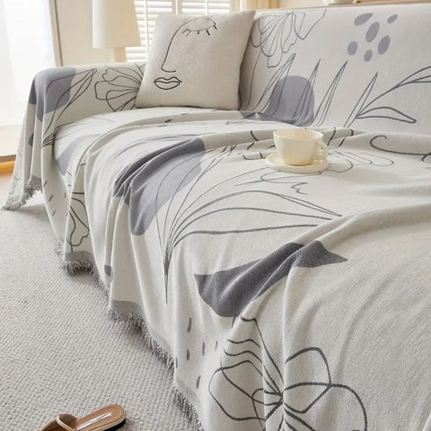 Fiora Sofa Cover - Reversible Microfiber, Pet-Friendly Couch Covers for Dogs