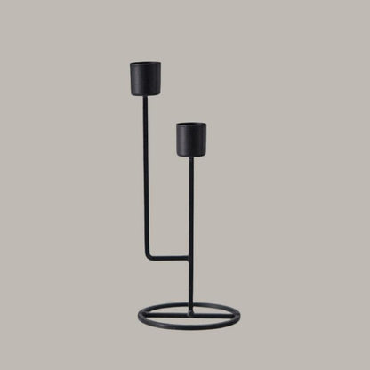 Mondrian Metal Taper Candle Holders and Candelabras