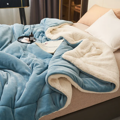 Plush Flannel Fleece Throw Blanket for Bed & Couch – Reversible Solid Color Design, Machine Washable, Double-Sided Warmth for Bedroom