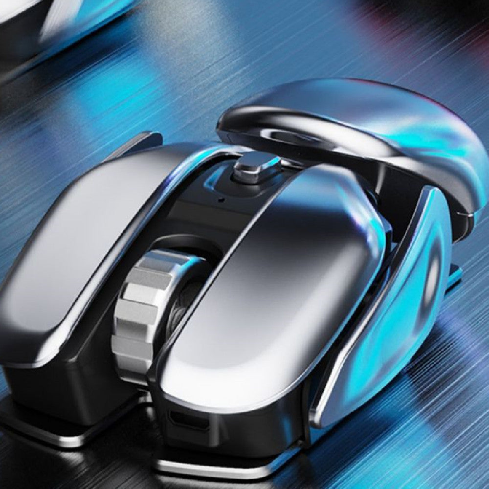 Cordless Quiet-Click Computer Mouse with Programmable Buttons for Work & Gaming | Desktop Laptop PC Accessory