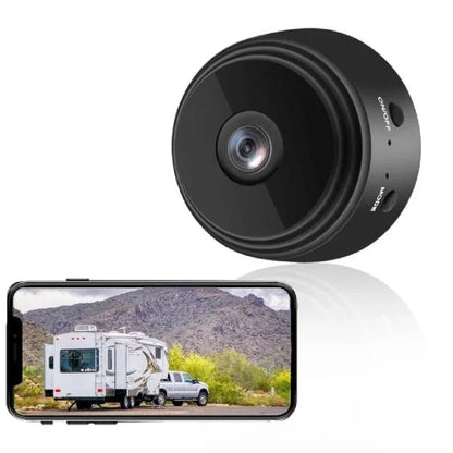 Magnetic Reversing Camera 720P HD for RV Camper Trailer Truck with Night Vision Motion Sensor & Mobile App iOS Android