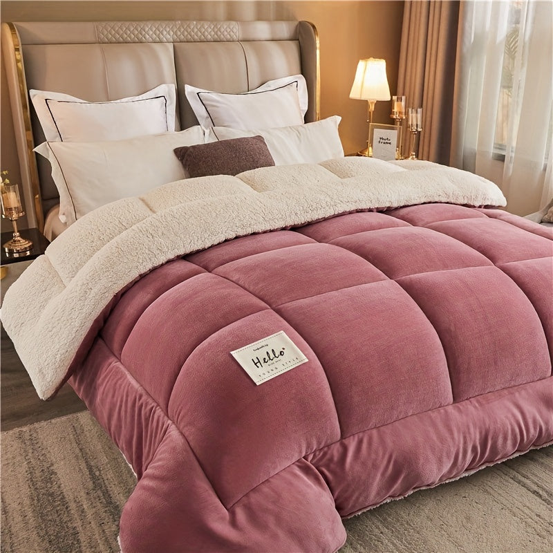 Cozy Comfort Blanket | Three-Layer Soft Bedspread with Excellent Thermal Insulation | Reversible Design for Ultimate Warmth