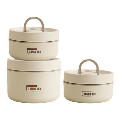 Stackable Insulated Food Jar Set with Leak-Proof Lids for Work School Travel Meal Prep Containers Portable Bento Box Hot Cold Food Storage S