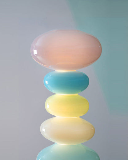 Translucent Acrylic Tower Light 63 Inches Tall Modern Statement Piece for Bedrooms Lounges Hallways Offices