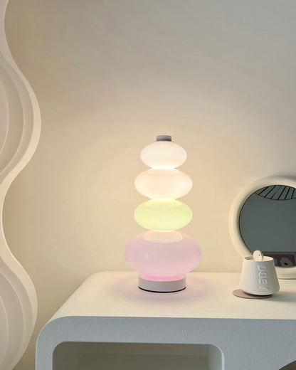 Translucent Acrylic Tower Light 63 Inches Tall Modern Statement Piece for Bedrooms Lounges Hallways Offices