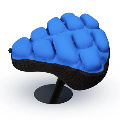 Inflatable Gel Bike Seat Cushion with Shock Absorption for Road and Mountain Bikes | Adjustable Air Pressure Comfort Saddle Cover