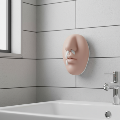 Silicone Nose Novelty Dispenser for Bathroom Pranks & Gag Gifts – Squeeze Fun Decor Wall Mount Joke Accessory for Kitchen Guest Surprise
