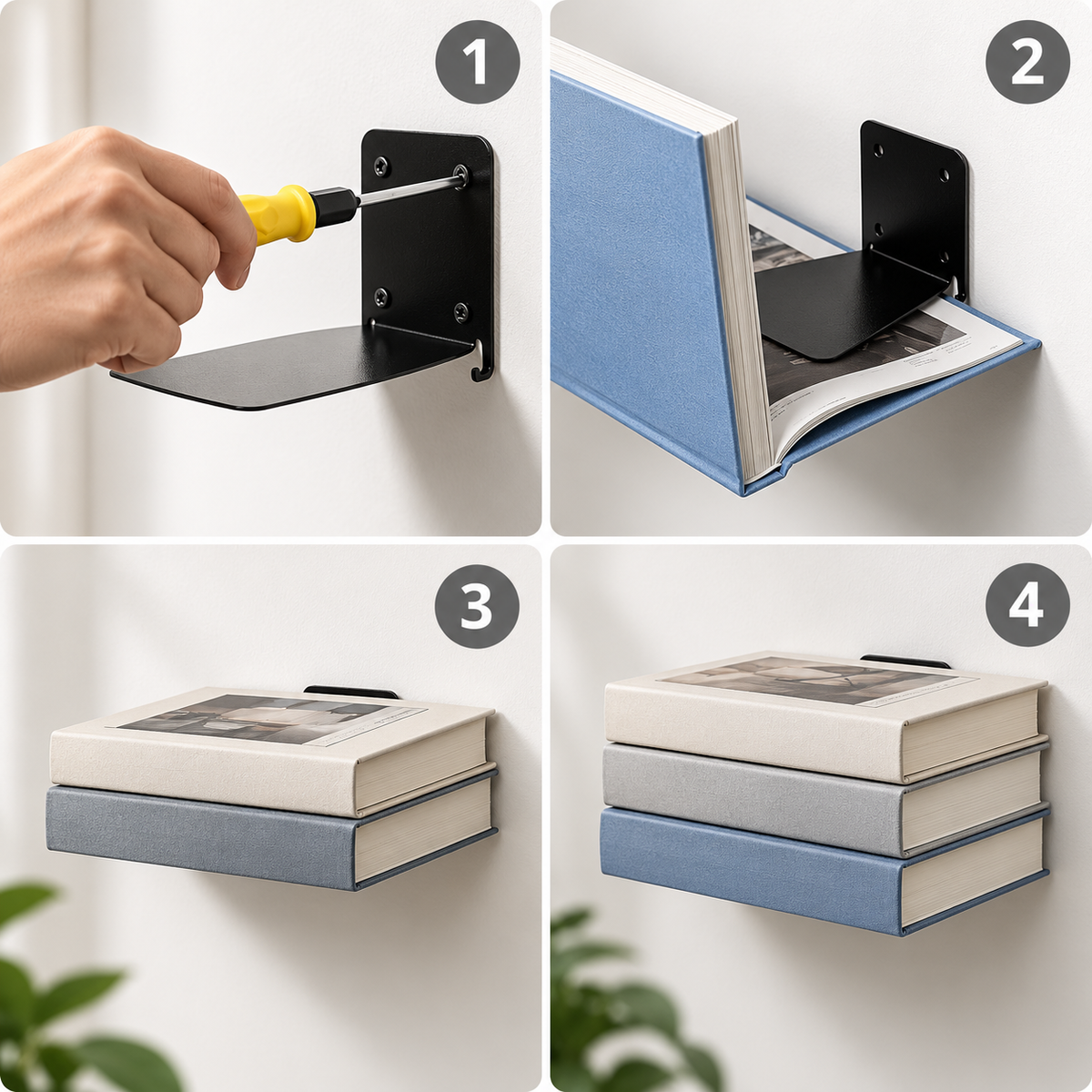 FLOATNEST – Invisible Storage Shelf for Space-Saving Organization