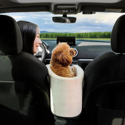 Travel Companion | Portable Dog Bed for Small Dogs with Anti-Slip Base | Cozy and Secure Travel Solution