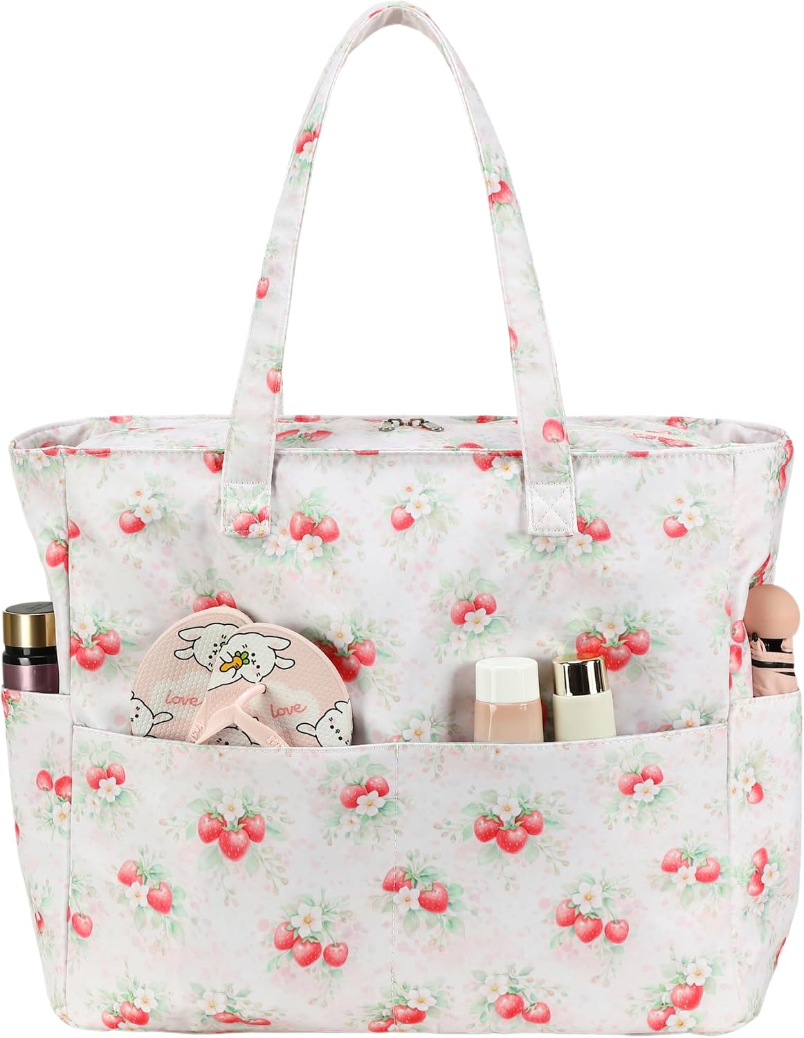 Coastal Escape | Extra Large Waterproof Beach Tote Bag with Wet Compartment | Stylish Carry-On for Weekend Getaways