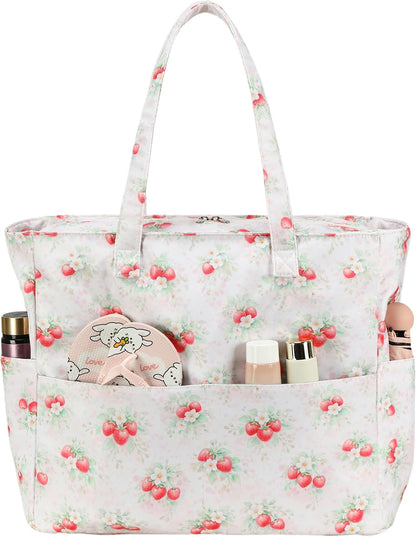 Coastal Escape | Extra Large Waterproof Beach Tote Bag with Wet Compartment | Stylish Carry-On for Weekend Getaways
