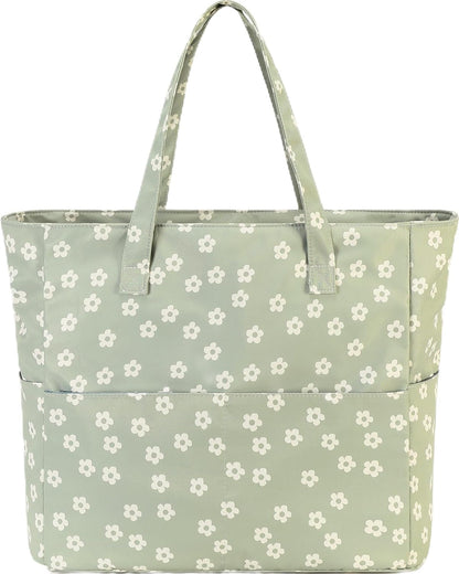 Coastal Escape | Extra Large Waterproof Beach Tote Bag with Wet Compartment | Stylish Carry-On for Weekend Getaways