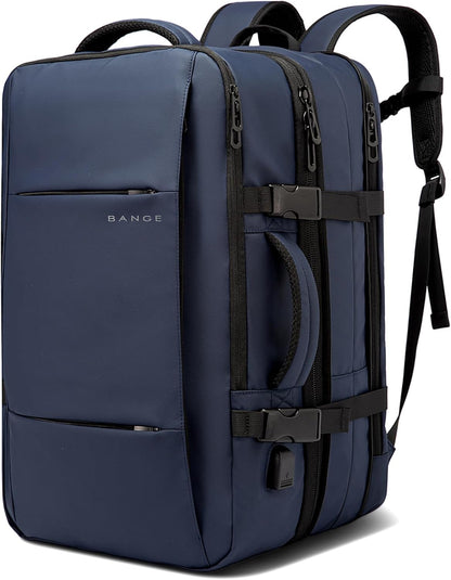 Convertible Carry-On Backpack with Laptop Compartment | Water-Resistant Travel Bag with Duffle Mode | Fits 17-Inch Laptop | Security Pocket