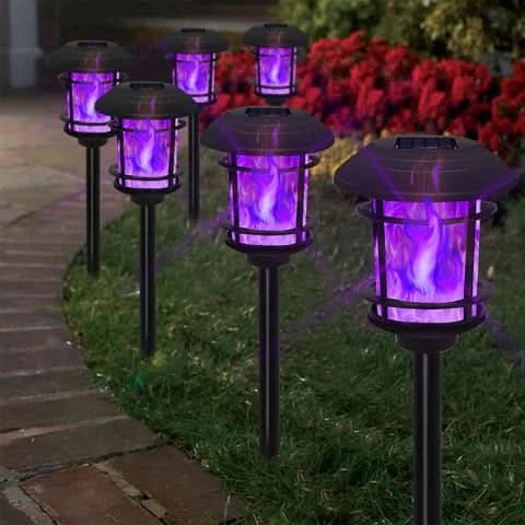 PATIOFLAME – Solar Torch Lamps for Driveways & Courtyard Paths