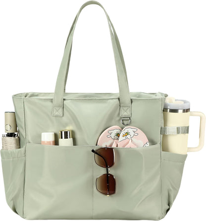 Coastal Escape | Extra Large Waterproof Beach Tote Bag with Wet Compartment | Stylish Carry-On for Weekend Getaways