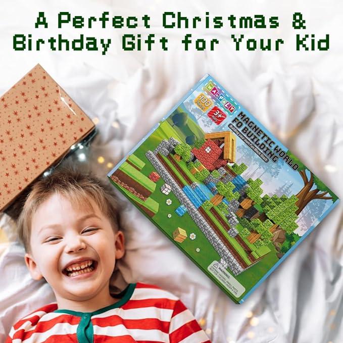 Creative Play | Magnetic Building Blocks Set for Kids with STEM Learning | Safe Educational Gift for Imagination