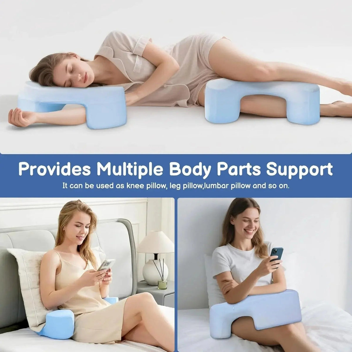 Ortekor Comfort Haven | Backrest Pillow with Arms for Ultimate Support | Plush Design for Reading and Relaxing