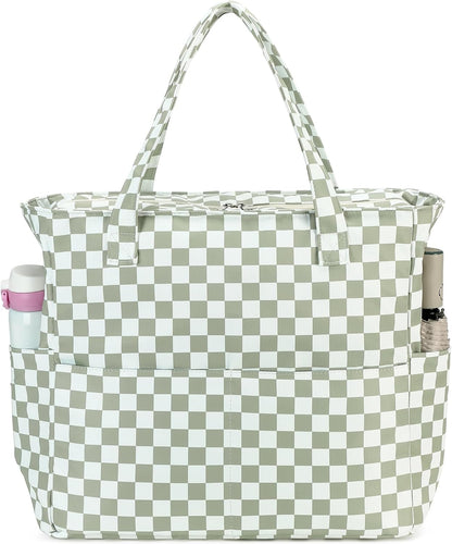 Coastal Escape | Extra Large Waterproof Beach Tote Bag with Wet Compartment | Stylish Carry-On for Weekend Getaways