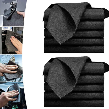 Streak-Free Microfiber Cleaning Cloths for Glass, Mirrors & Stainless Steel – Lint-Free, Scratch-Free, Ultra Absorbent, Machine Washable &