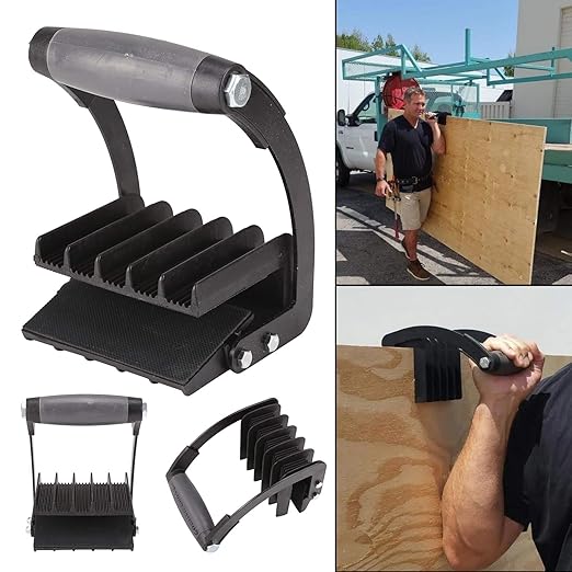 Sheet Material Lifting Handle One-Hand Plywood Drywall Grip Tool for Construction Carpentry Renovation Projects Ergonomic Heavy Duty