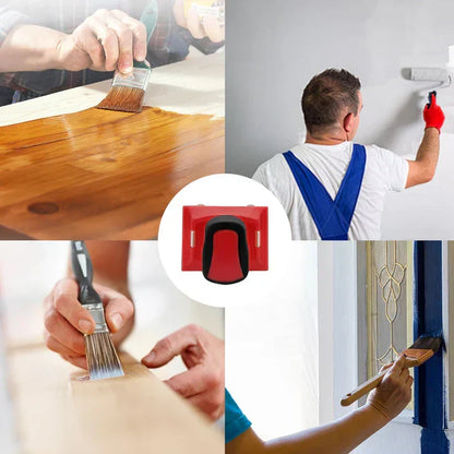 Corner Trim Painting Tool with Swivel Grip 4.7×3.5 inch Reusable Pads No Masking Tape Needed for Walls Ceilings Baseboards Door Frames DIY H