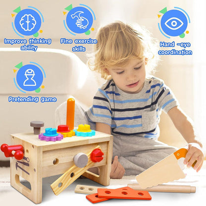 CRAFTARO – Wooden Kids Toolbox for Creative Learning and Hands-On Play