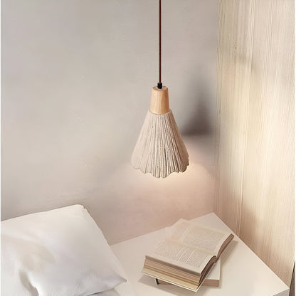 Cream Concrete Hanging Light Fixture 14 in Sculptural Kitchen Island Pendant Dome Lamp Hardwired Modern Farmhouse Dining Room Overhead Ceili