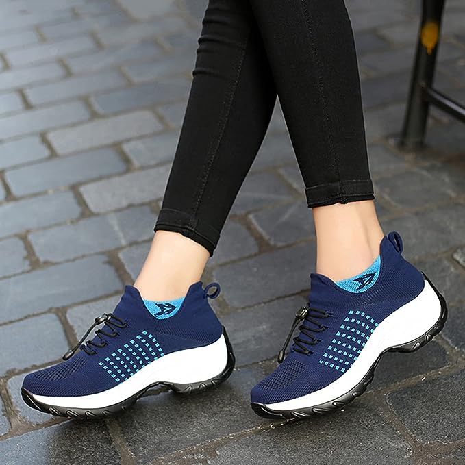 Orthopedic Sneakers for Plantar Fasciitis Relief Wide Toe Box Arch Support Cushioned Heel Slip-Resistant Sole for Women Men Foot Pain