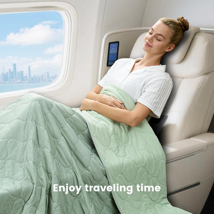 Ortekor Cozy | Cooling Dual-Sided Blanket for Hot Sleepers with Soft Breathable Fabric | Lightweight Throw for Comfortable Sleep