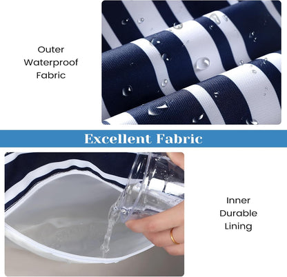 Ortekor Waterproof Beach Tote Bag with Zipper & Sandproof Design | Large Capacity for Travel and Gym