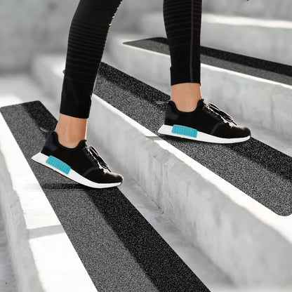 Anti-Slip Grip Tape for Steps – 10-Sheet Pack, 6×24 Inch Textured Traction Strips for Indoor Outdoor Stairs, Decks & Ramps