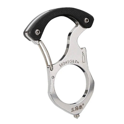 Portable Emergency Glass Breaker & Personal Safety Tool with Spring Clip for Car, Travel & Everyday Carry