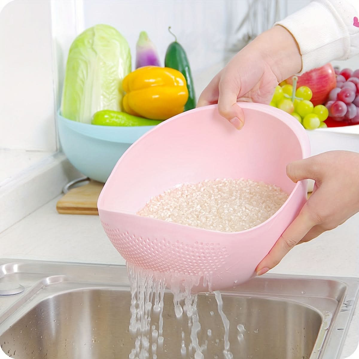 RINSOVA – Multifunction Kitchen Washing Basket Strainer